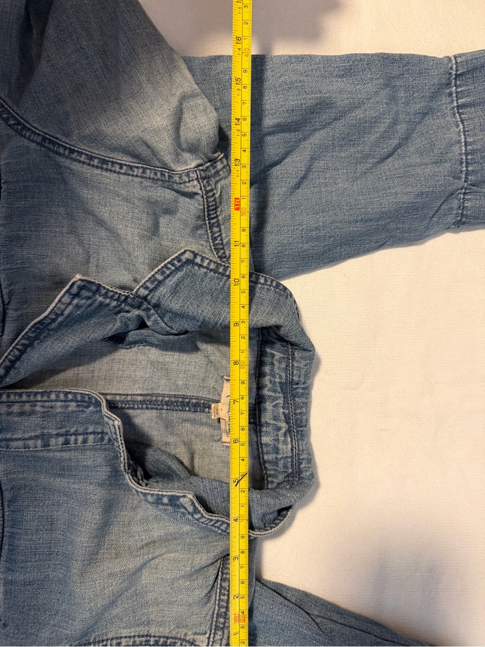 Madewell Light Wash Denim Utility Jumpsuit  - XS - Picture 5 of 10